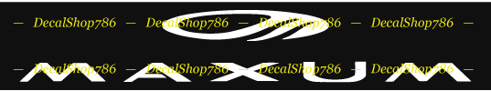 Maxum Boats – Outdoor Sports- Vinyl Die-Cut Peel N’ Stick Decals & Stickers