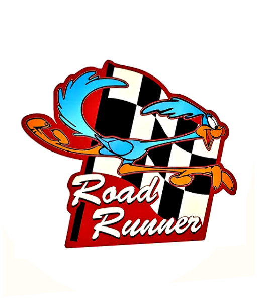Plymouth Road Runner Sign Sticker “Beep Beep** Round 5 Sizes