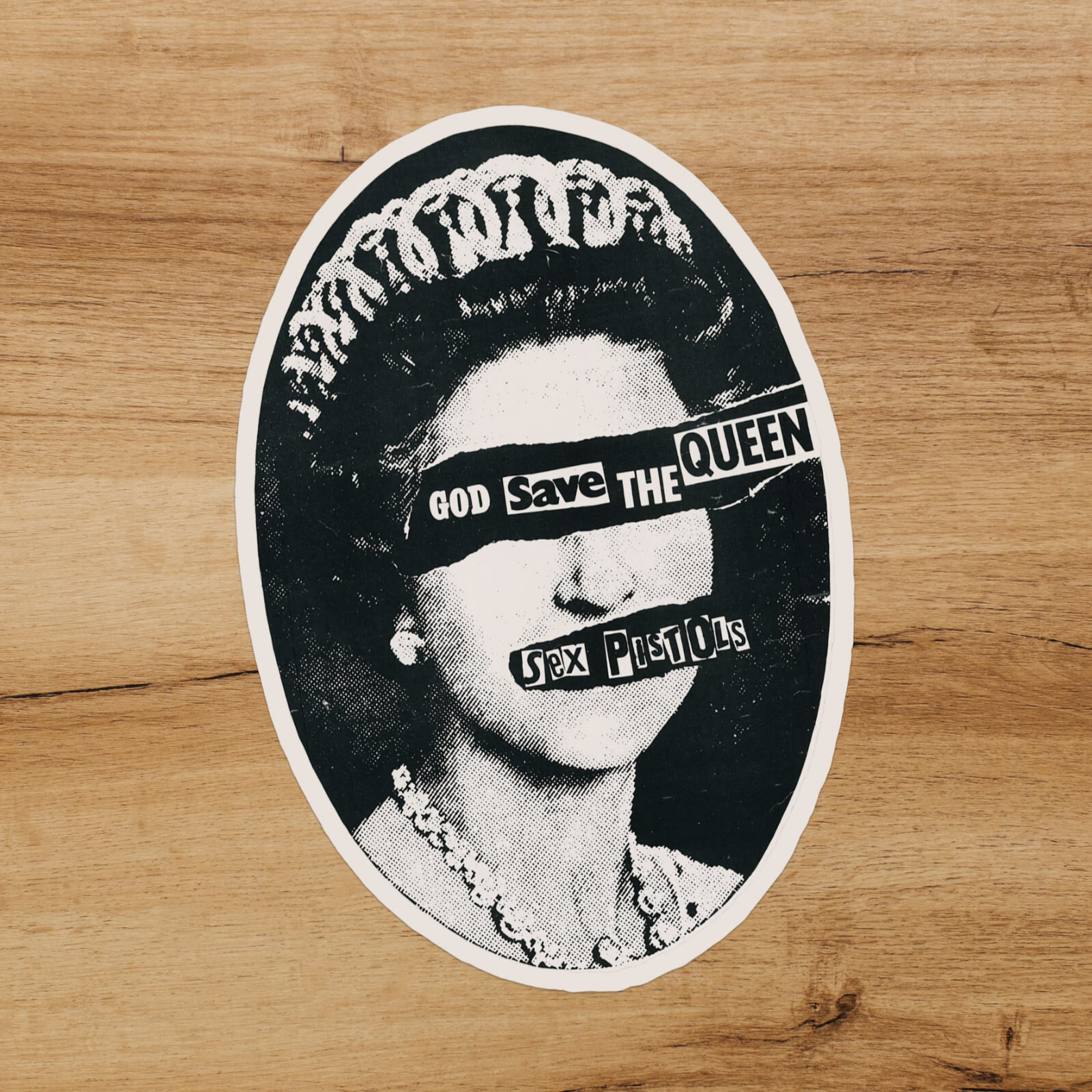 Sex Pistols God Save Queen 3.5 in Music Band Car Decal Sticker FREE SHIPPING