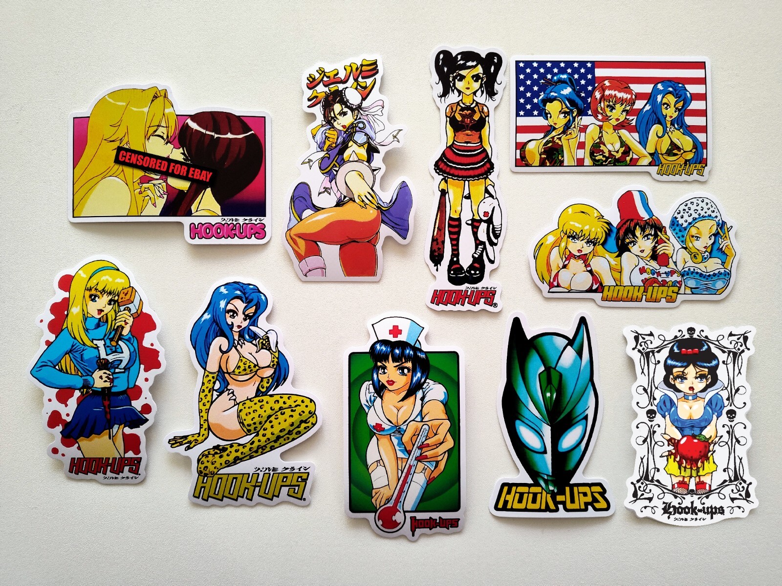 Hook-Ups Inspired Sticker Pack SET 11 Reproduction skateboarding toy machine sk8