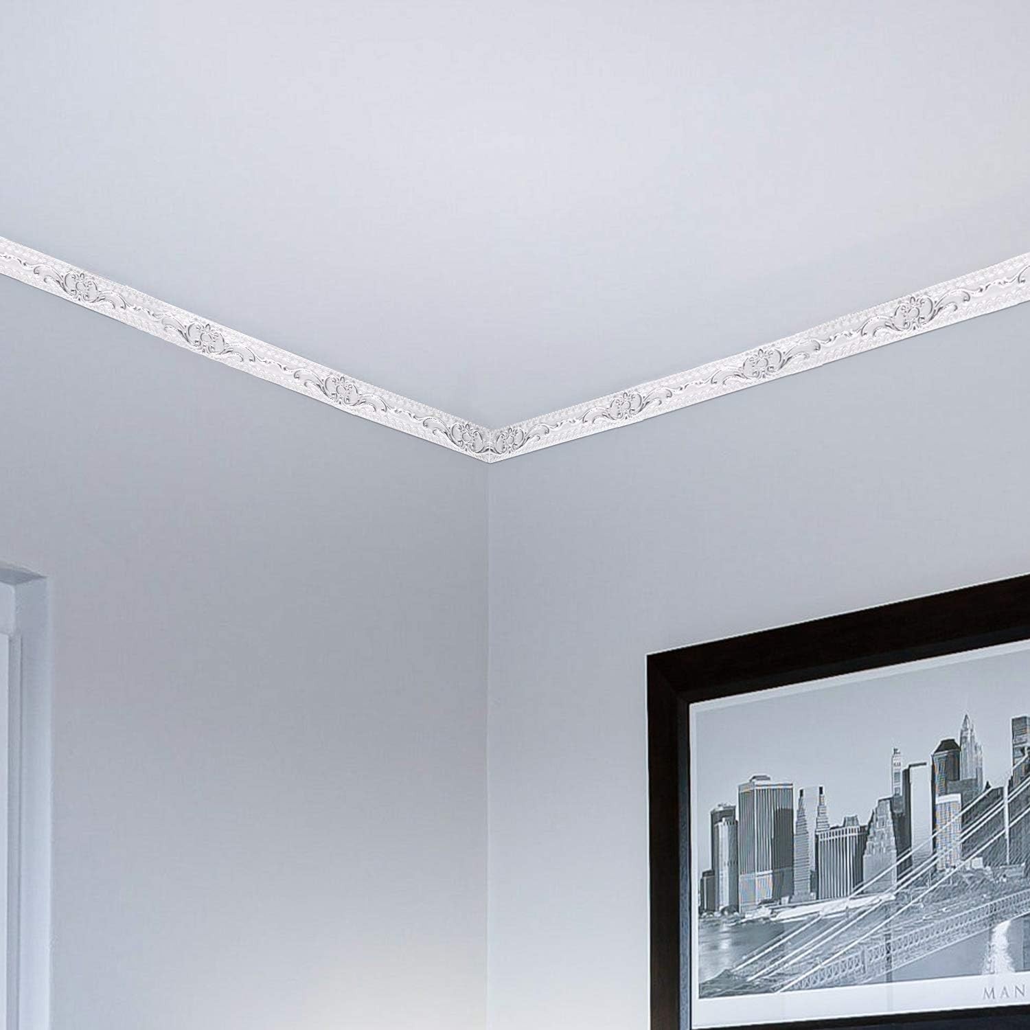 Self Adhesive Mirror Frame Border, 16.4ft – Waterproof