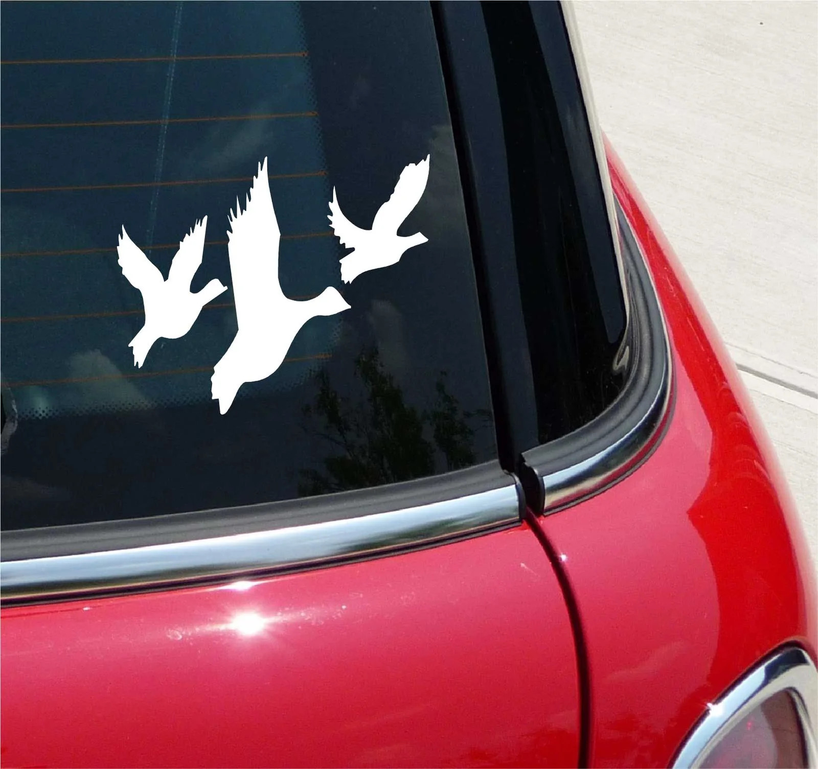 GOOSE GEESE BIRD BIRDS MIGRATE GRAPHIC DECAL STICKER ART CAR WALL DECOR