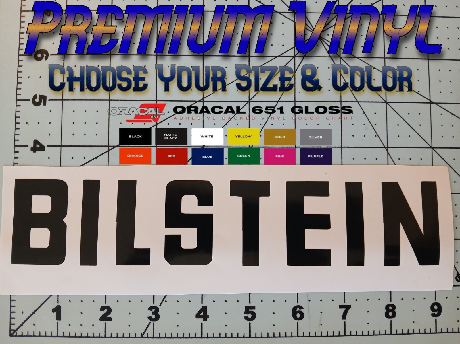 Bilstein Sticker 3″ 5.5″ 7.5″ 11″ Shocks Struts 5100 4600 Lift Toyota Tacoma FJ