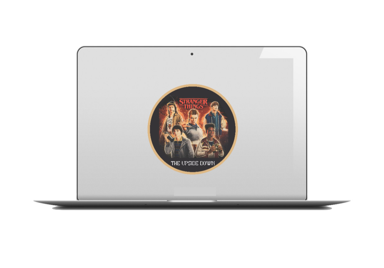 Stranger Things “The Upside Down” – 4″ Handmade Decal Sticker Car Tumbler Laptop