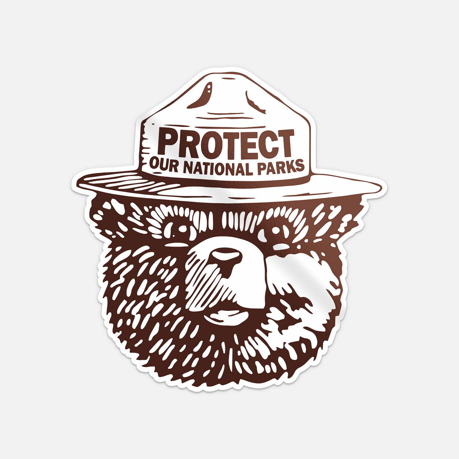 Protect Our National Parks Car Bumper Vinyl Sticker Decal