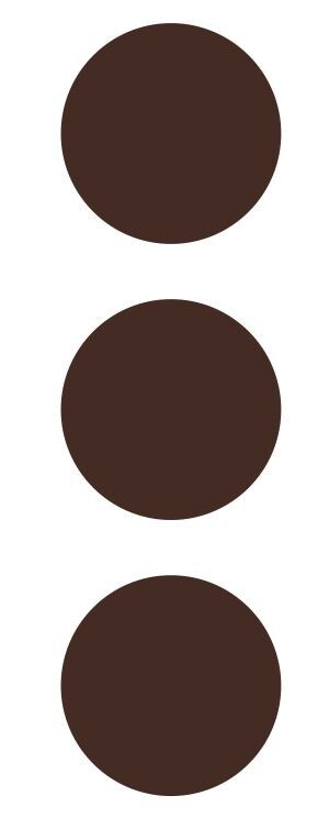 3″ Brown Round Label Dots Stickers Color Coding Inventory 3 Inch Dot