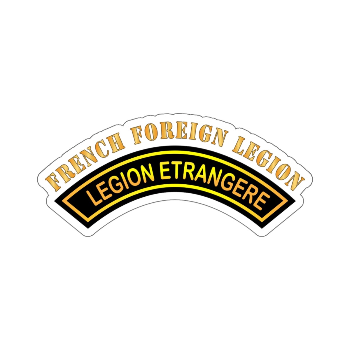 Kiss-Cut Stickers – Tab – Legion Etrangere – French Foreign Legion X 300