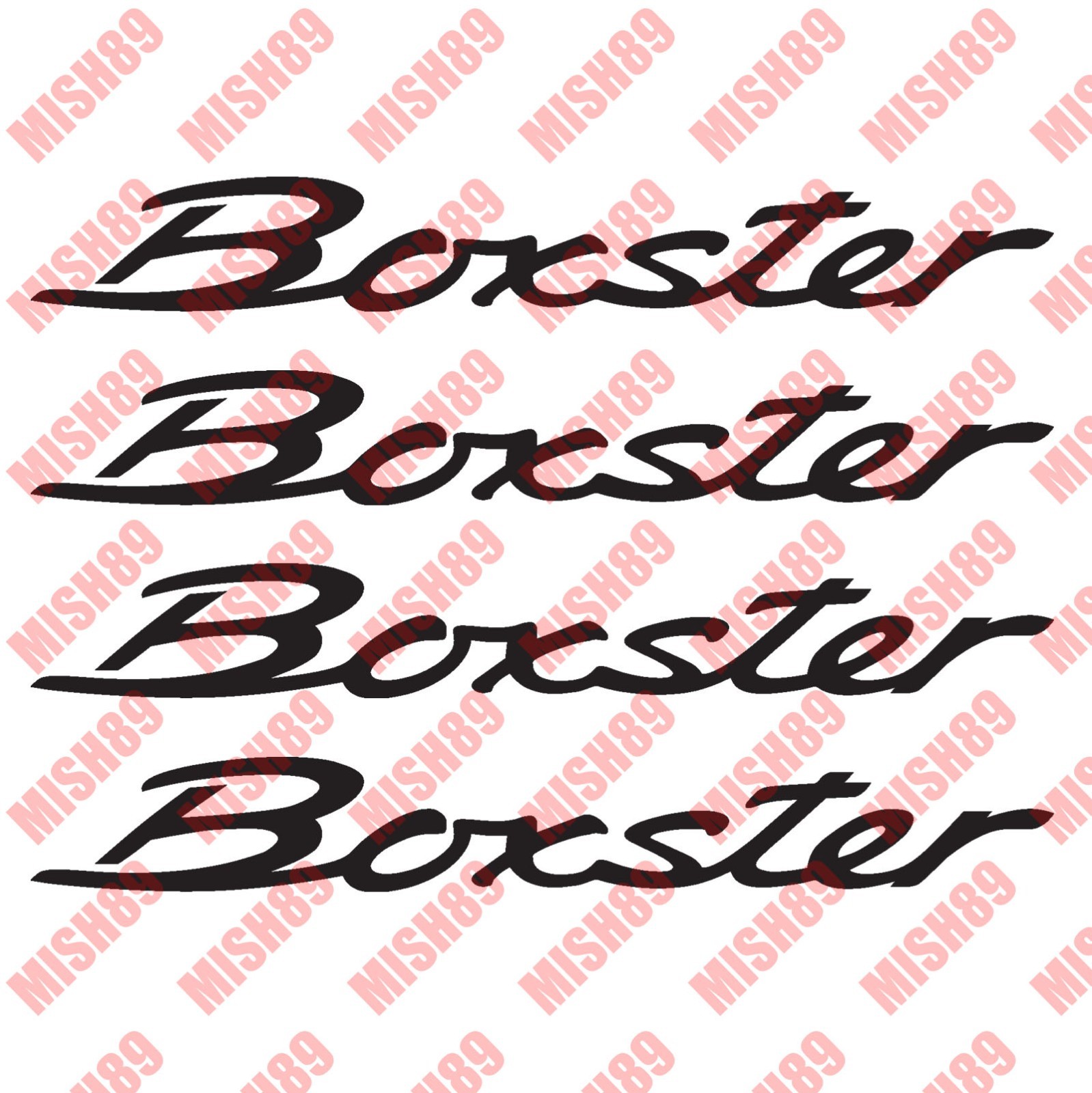 Boxster Decal Boxster S Sticker German Decal – Any Size Any Color