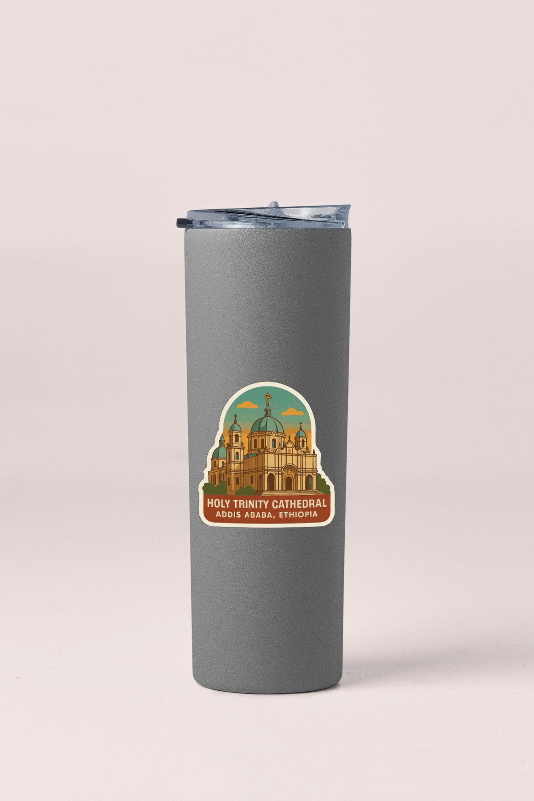 Addis Ababa Holy Trinity Cathedral Ethiopia Sticker Decal Vinyl Landmark
