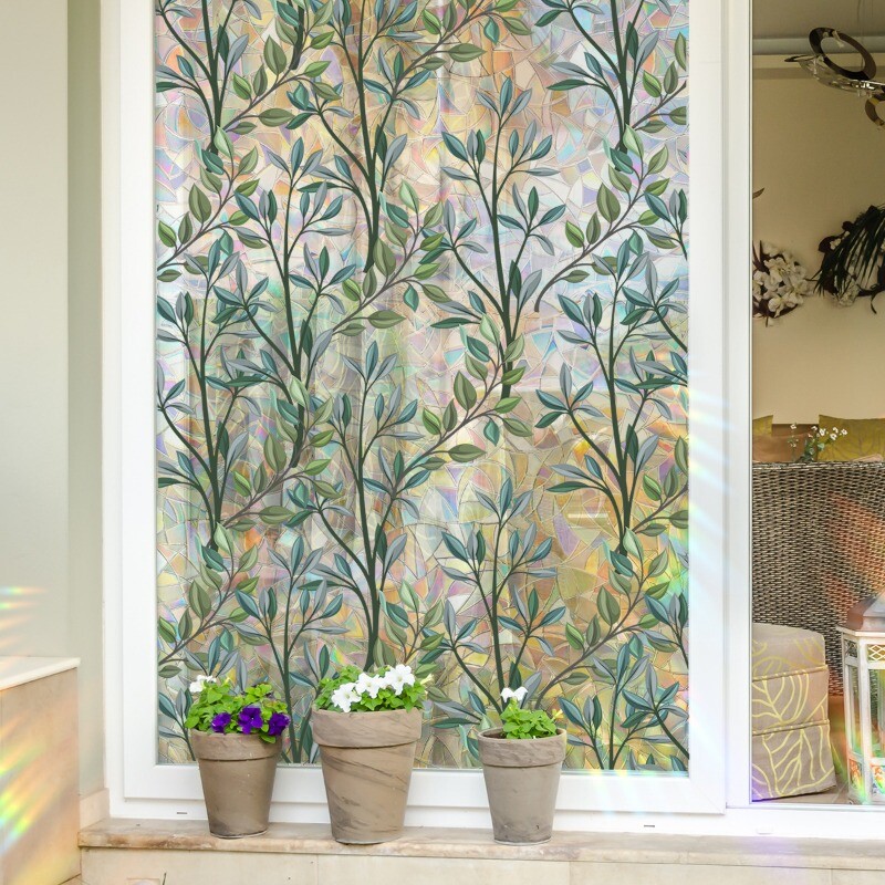 40X100cm 3D Windows Static Stickers Clings Electrostatic Glass Decals Home Decor