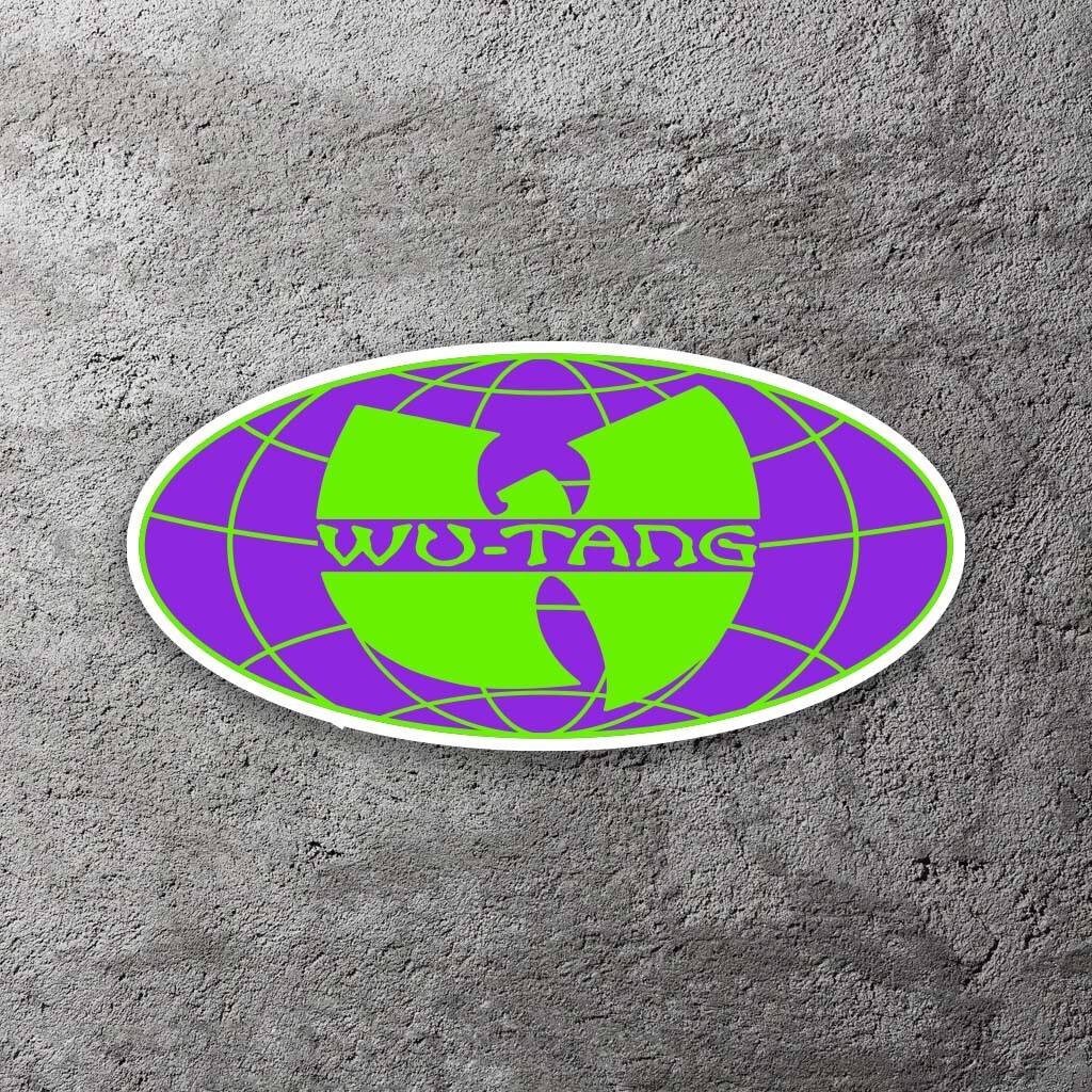 Wu-Tang Forever Neon Vinyl Sticker 5″ Wide – Includes Two Stickers