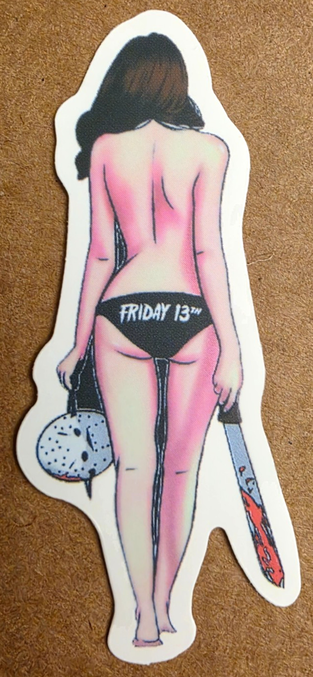 Halloween Sticker Girl Vampire Witch Jason Punk Rock Emo Metal Art Anime Manga