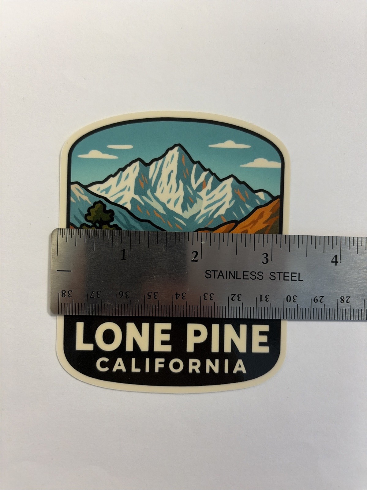 Lone Pine California Sticker Eastern Sierra Nevada Alabama Hills
