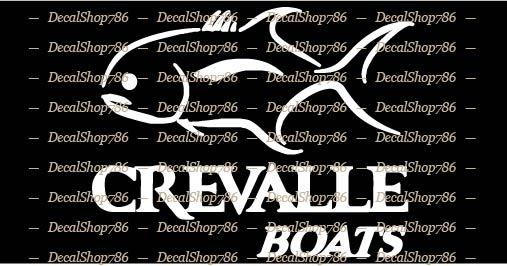 Crevalle Boats – Outdoor Sports – Vinyl Die-Cut Peel N’ Stick Decals/Stickers