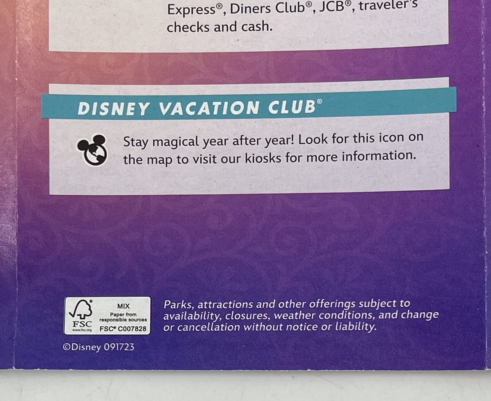 Walt Disney World Magic Kingdom Fall 2023 Park Guide Map “Tiana”