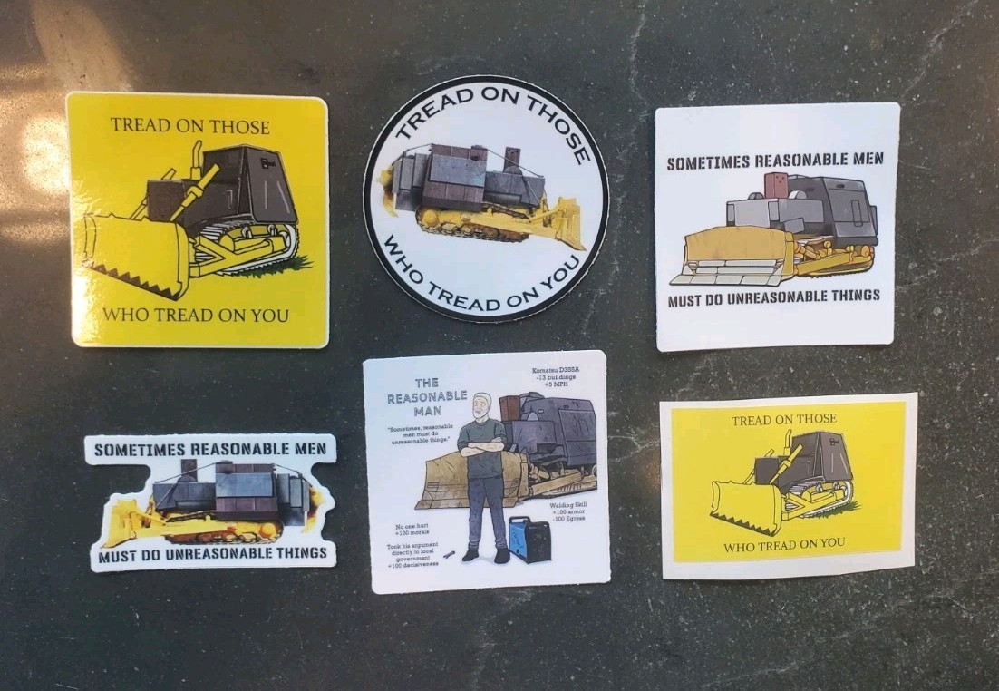 KILLDOZER STICKERS (6) ***WORLDWIDE 🌐 SHIPPING*** 5 YEAR WARRANTY HD VINYL