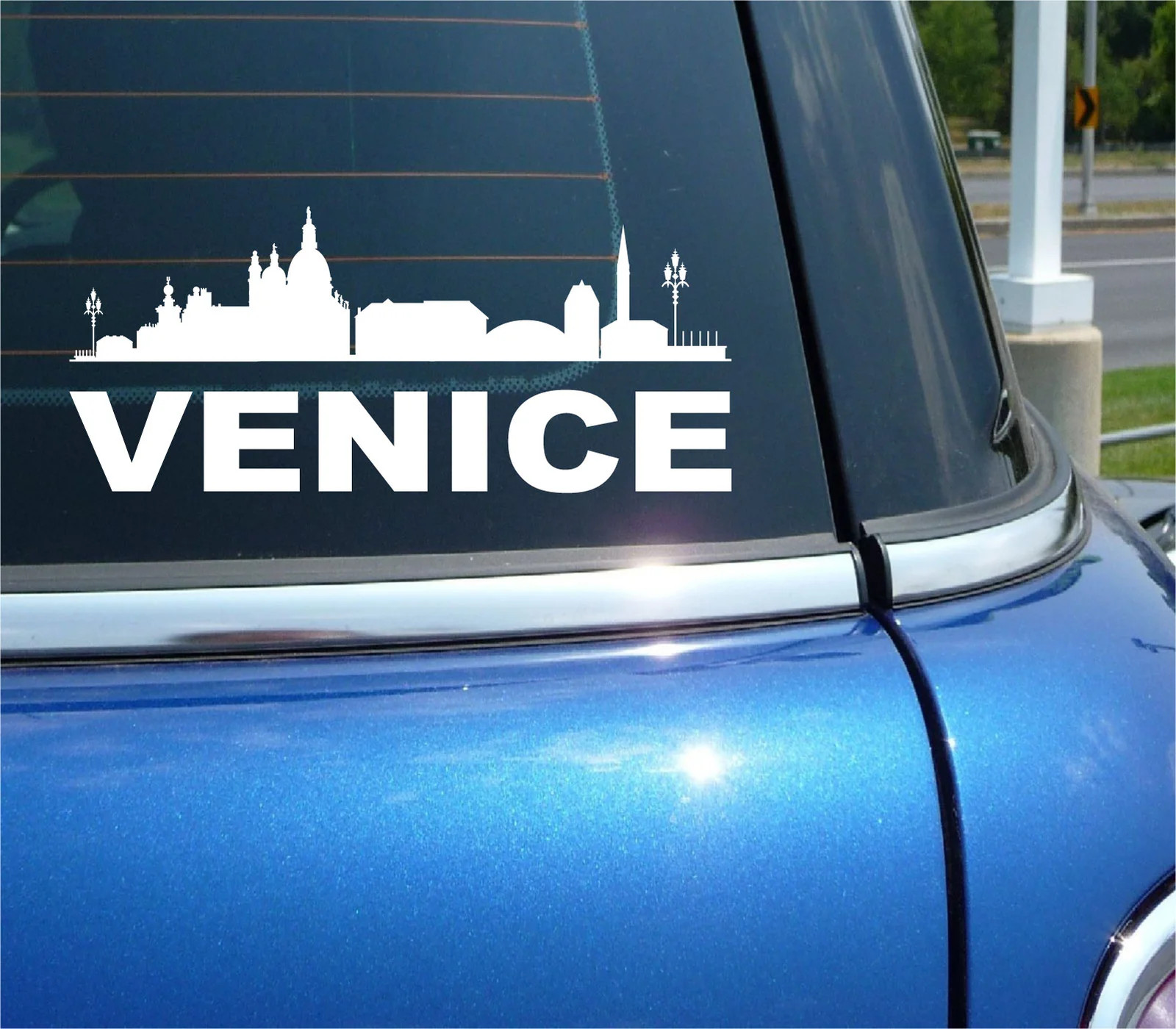 VENICE ITALY CITY SKYLINE CITYSCAPE CAR WALL DECAL BUMPER STICKER