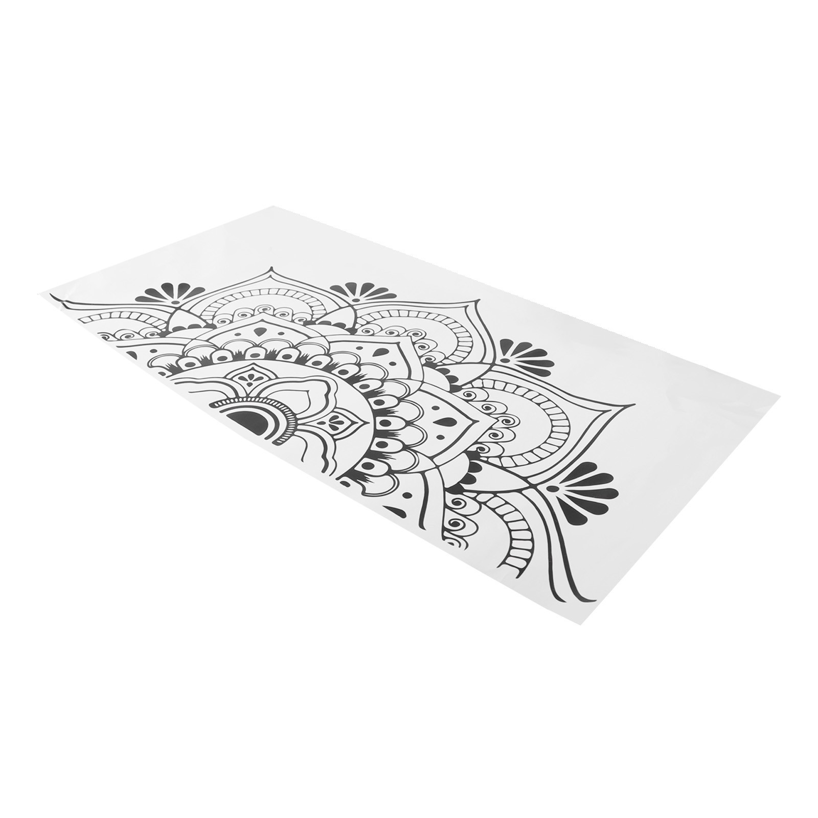 Exquisite Mandala Wall Sticker for Elegant Homes Non toxic PVC Material