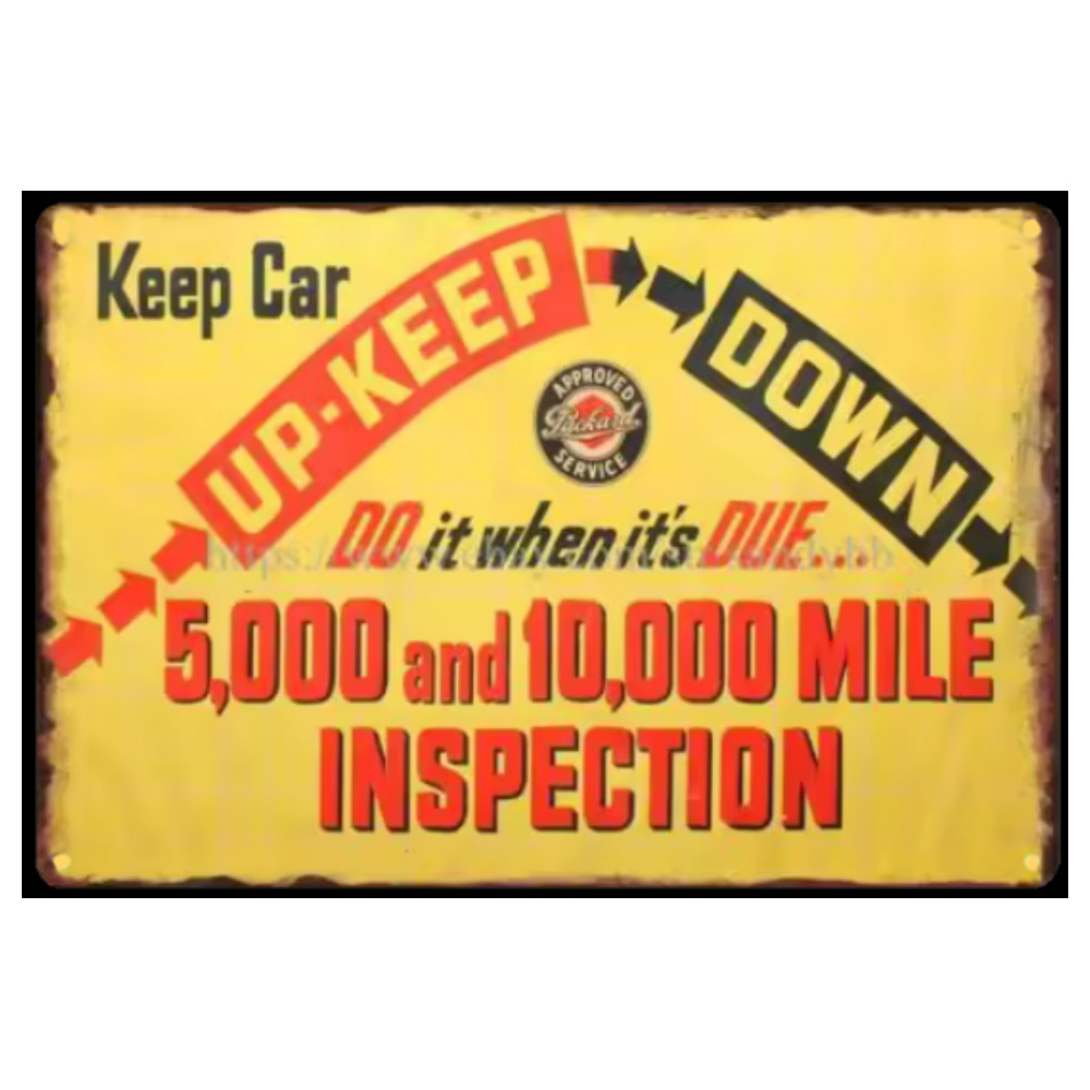 Approved Packard Car Service Sticker Sign Advertising Vintage Repica In 4 Sizes