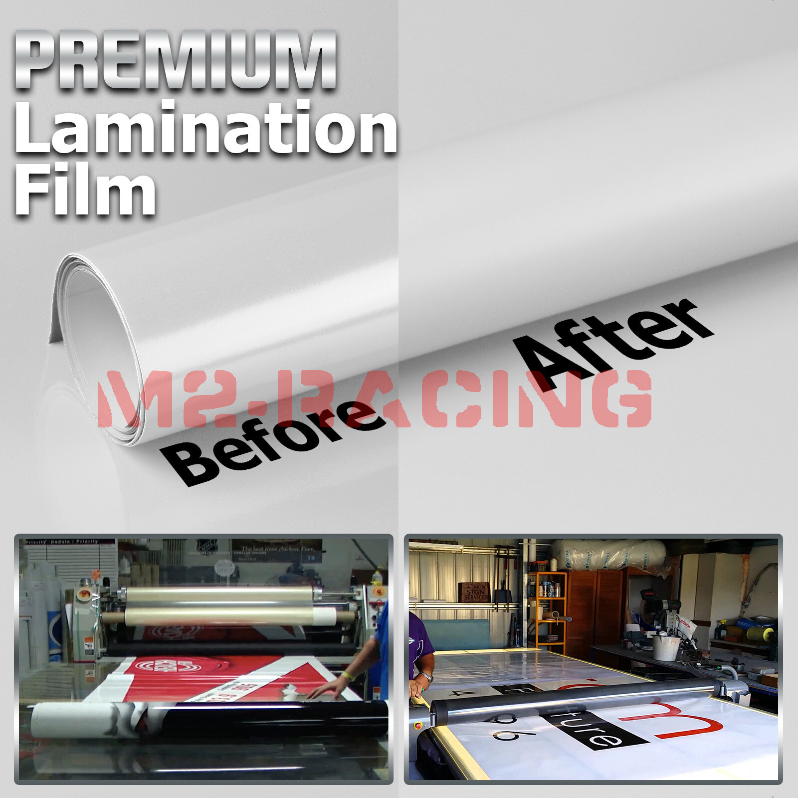 Cold Laminating Film Matte Clear Monomeric 3 mil Lamination Poster Sign Decal