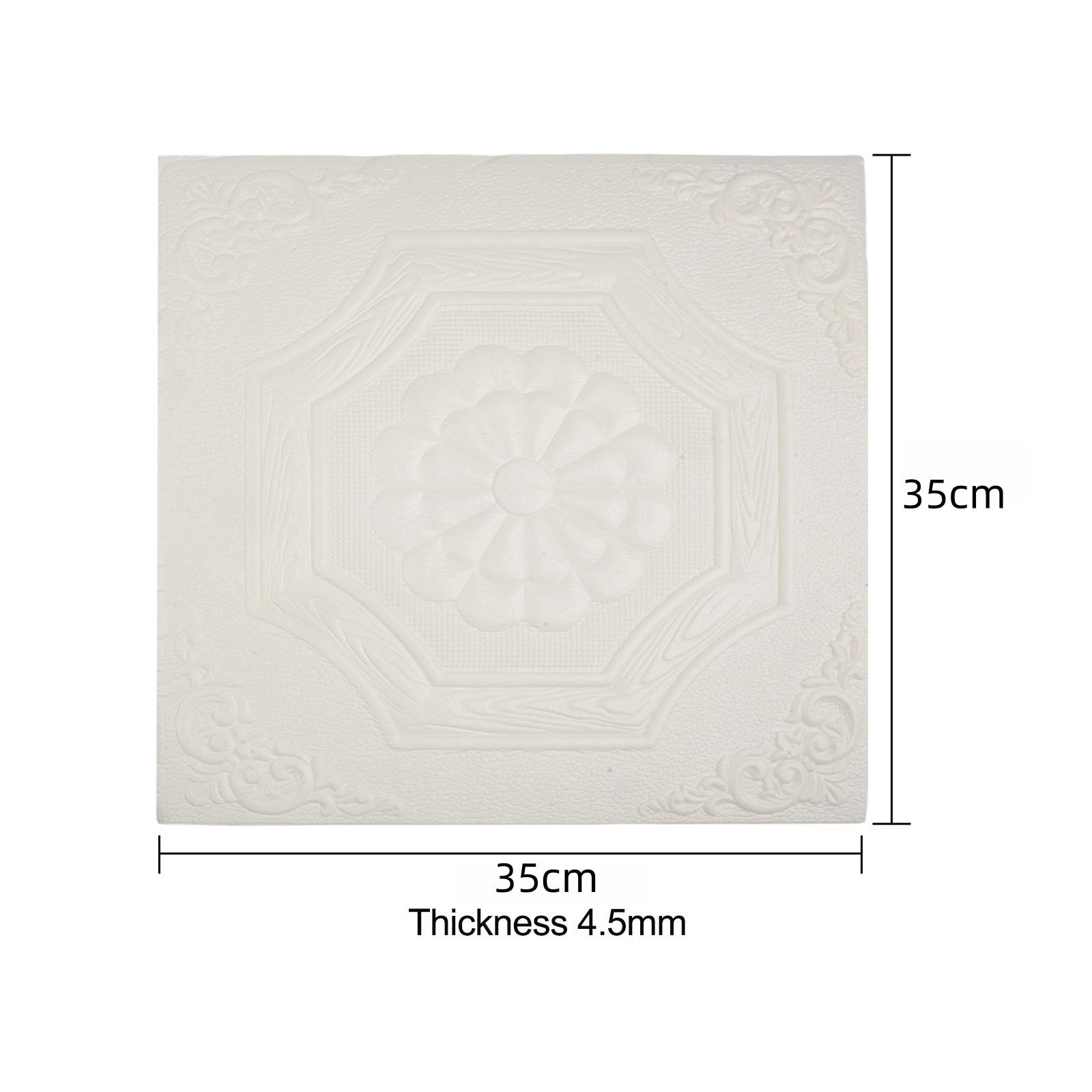 Waterproof Decorative Ceiling Wallpaper Stickers Set of 10 in XPE Foam