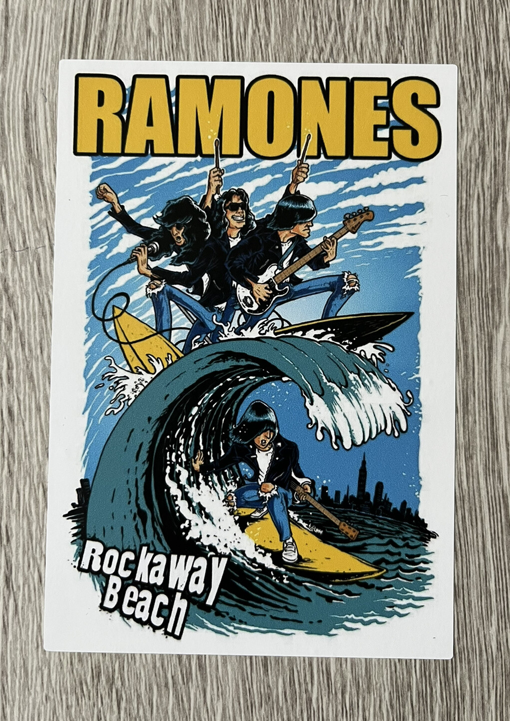 Ramones Sticker – Rockaway Beach