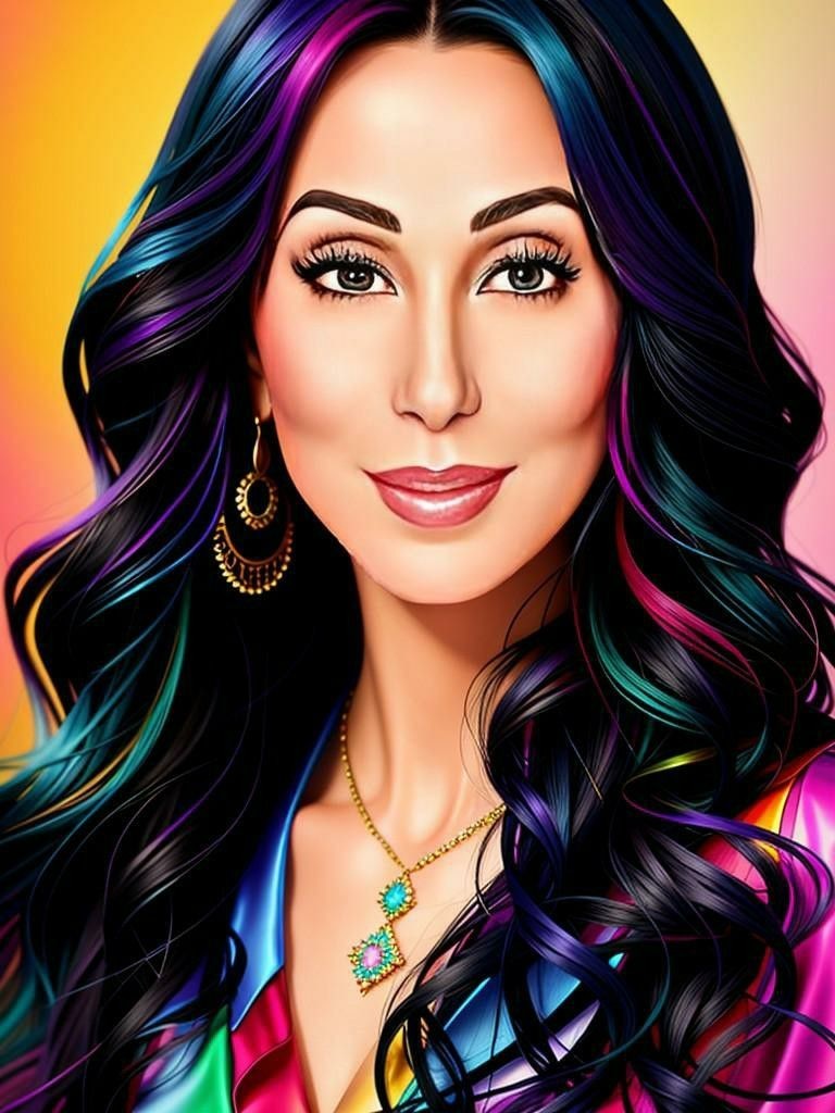 Cher Famous Singer Sticker Decal Laptop Wall Mirror Tumblr Locker
