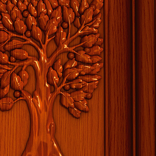 Narnia Mural, Magic Wardrobe Door Wrap, Fantasy Cover, 1-piece Laminated Sticker