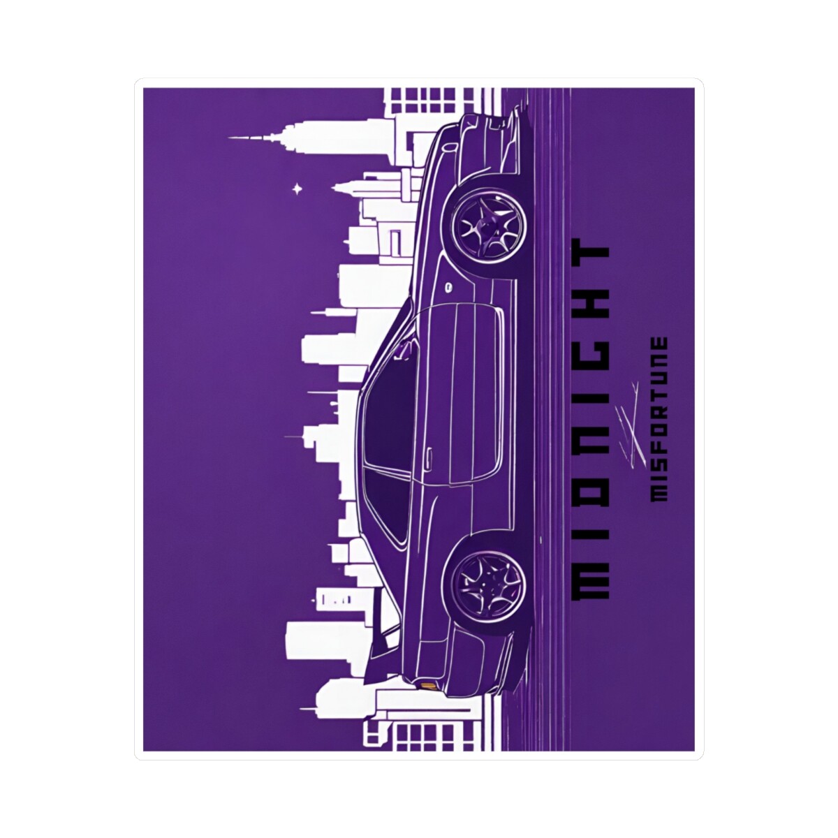 Nissan Skyline GTR MidnightMisfortune Vinyl Decals
