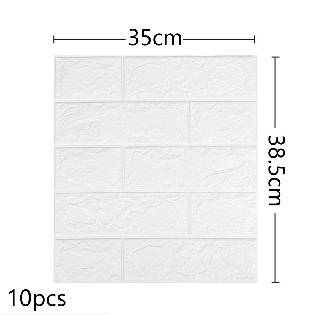 Wall Stickers Foam Bathroom Brick Decal Decor Panel XPE 3D Self-adhesive