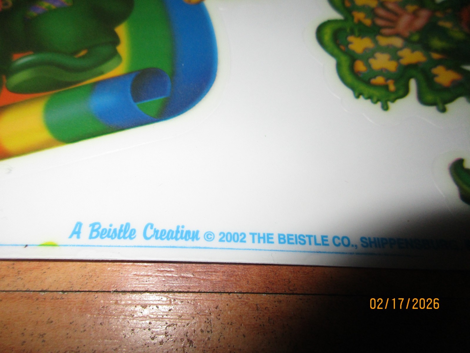 2002 Beistle St Patricks Clings Leprechaun Vintage 14pc Window Decoration NOS