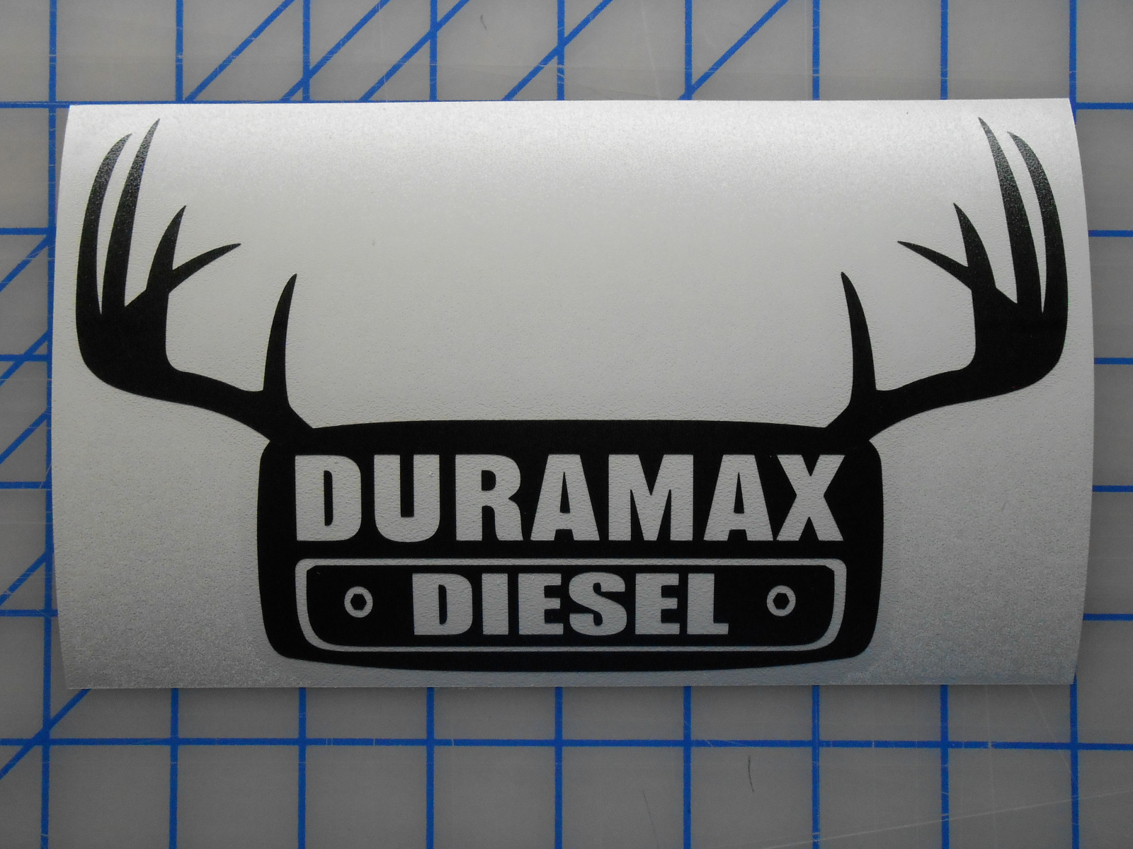 Duramax Antlers Sticker Decal7.5″10″ Lift Kit Exhaust Bumper 2500 3500 Silverado