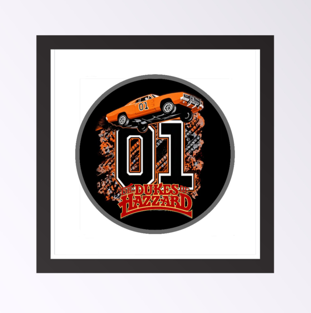 Dukes of Hazzard’s “General 01″ – 4” Handmade Vinyl Decal Truck Cooler Decor 26
