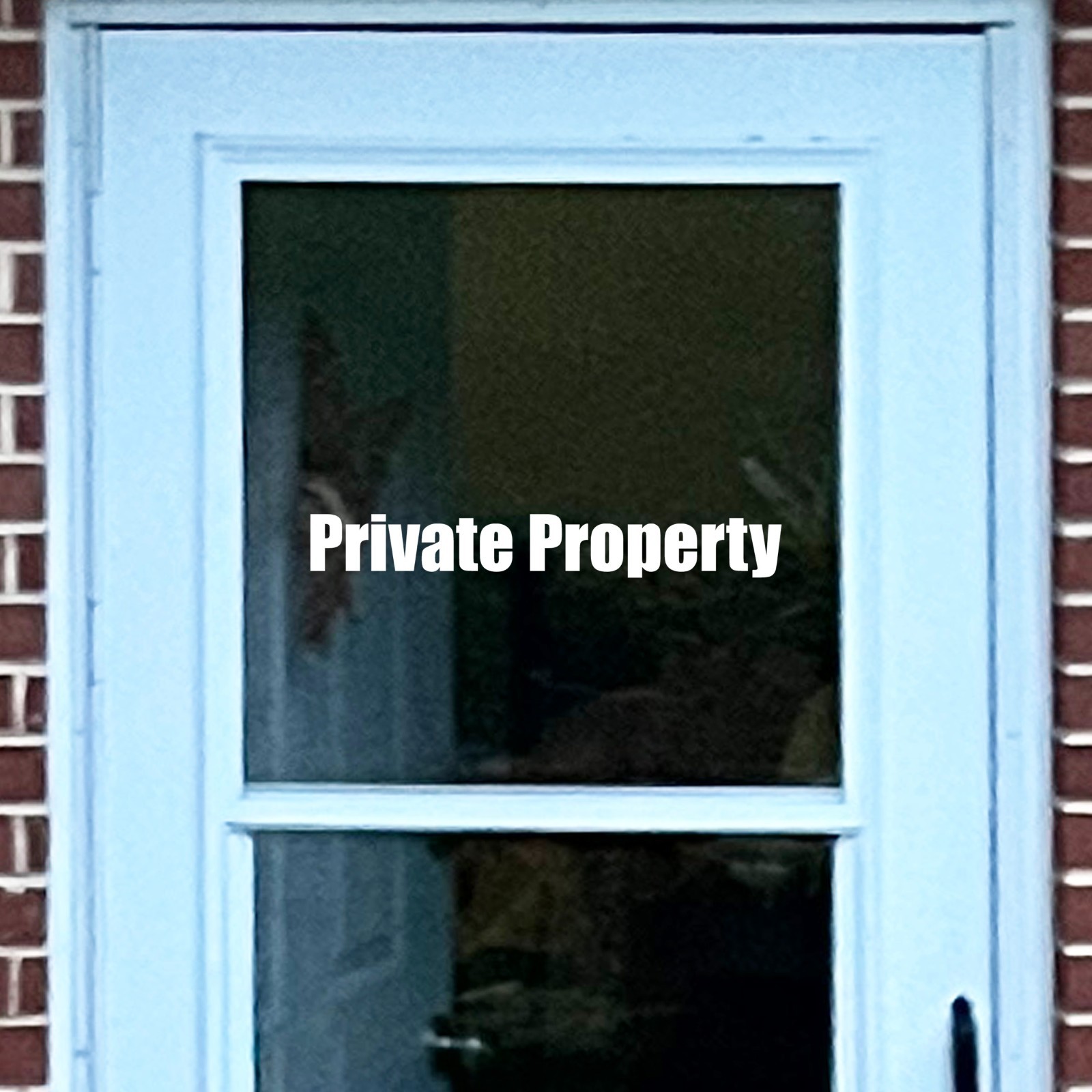 Private Property Sticker 2 Pack Notice Decals