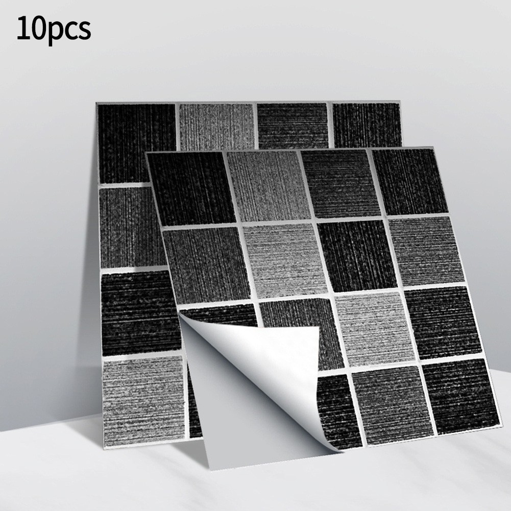 Wall Stickers Waterproof Backsplashes For Bathroom Mosaic Stickers 10*10cm