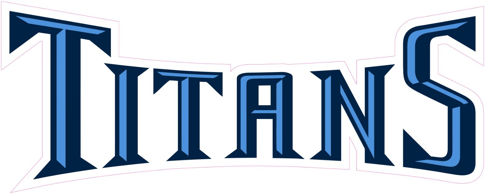 Tennessee Titans Football Vinyl Decal Sticker Car Truck Bumper Tumbler Mug