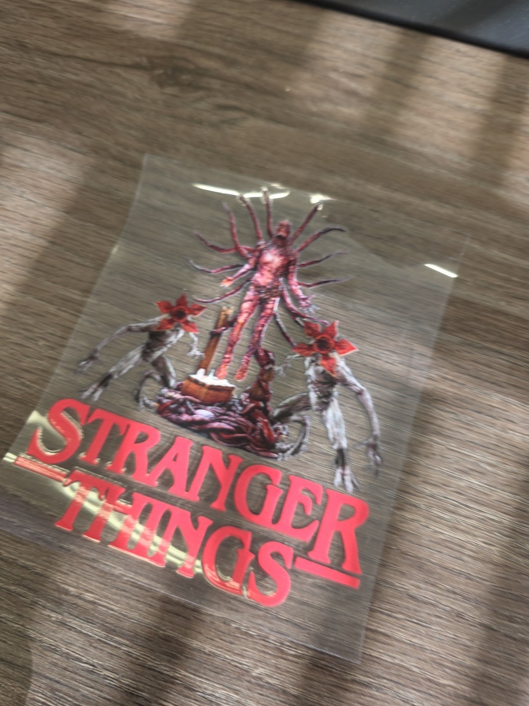 Vecna Stranger Things UV DTF Dcal Sticker Raised Waterproof Made In USA