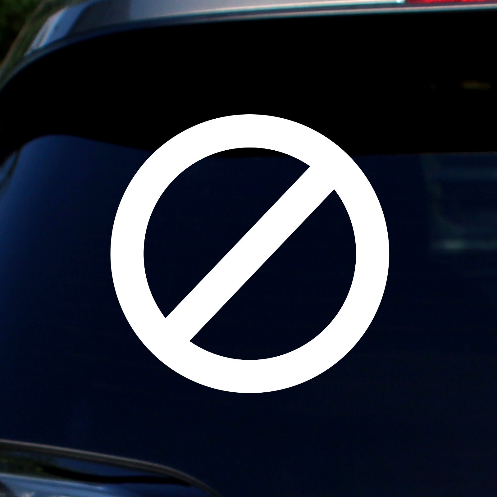 No Decals Buy 1 Get 1 Free Not Symbol Sticker