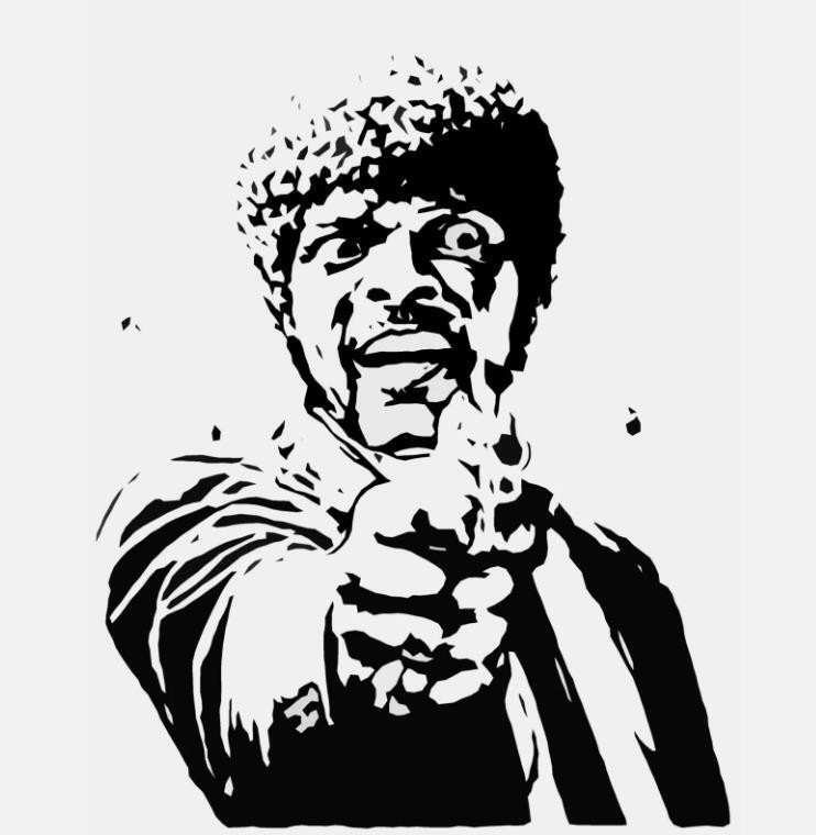 Pulp Fiction Vinyl Decal Die Cut