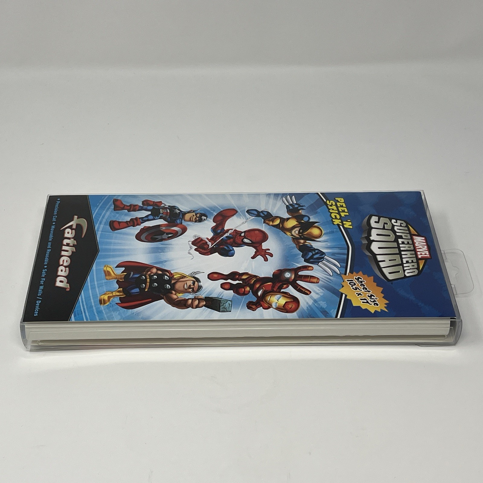 Fathead Marvel Super Hero Squad Peel & Stick Decals Thor Spider-Man Iron Man