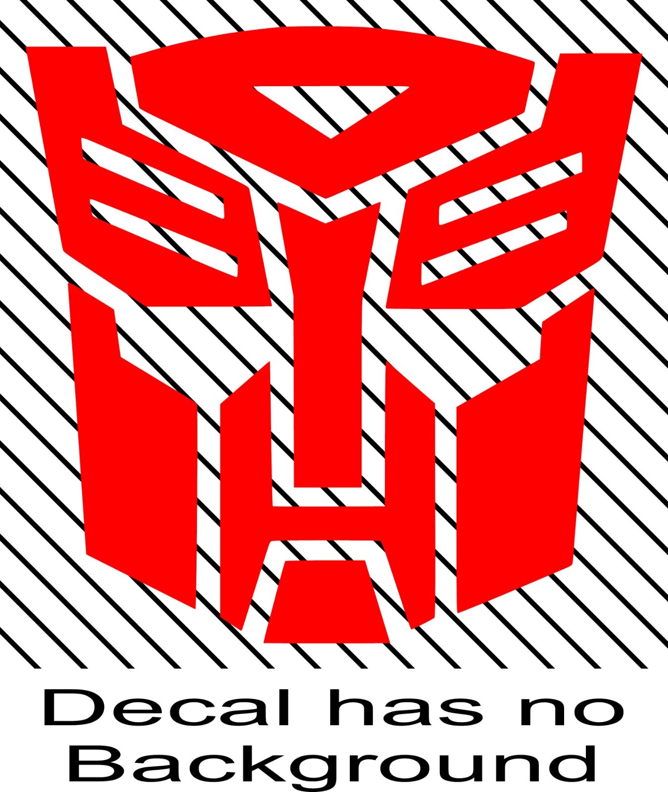 Transformers Autobot Decal Vinyl Sticker laptop helmet window car wall door