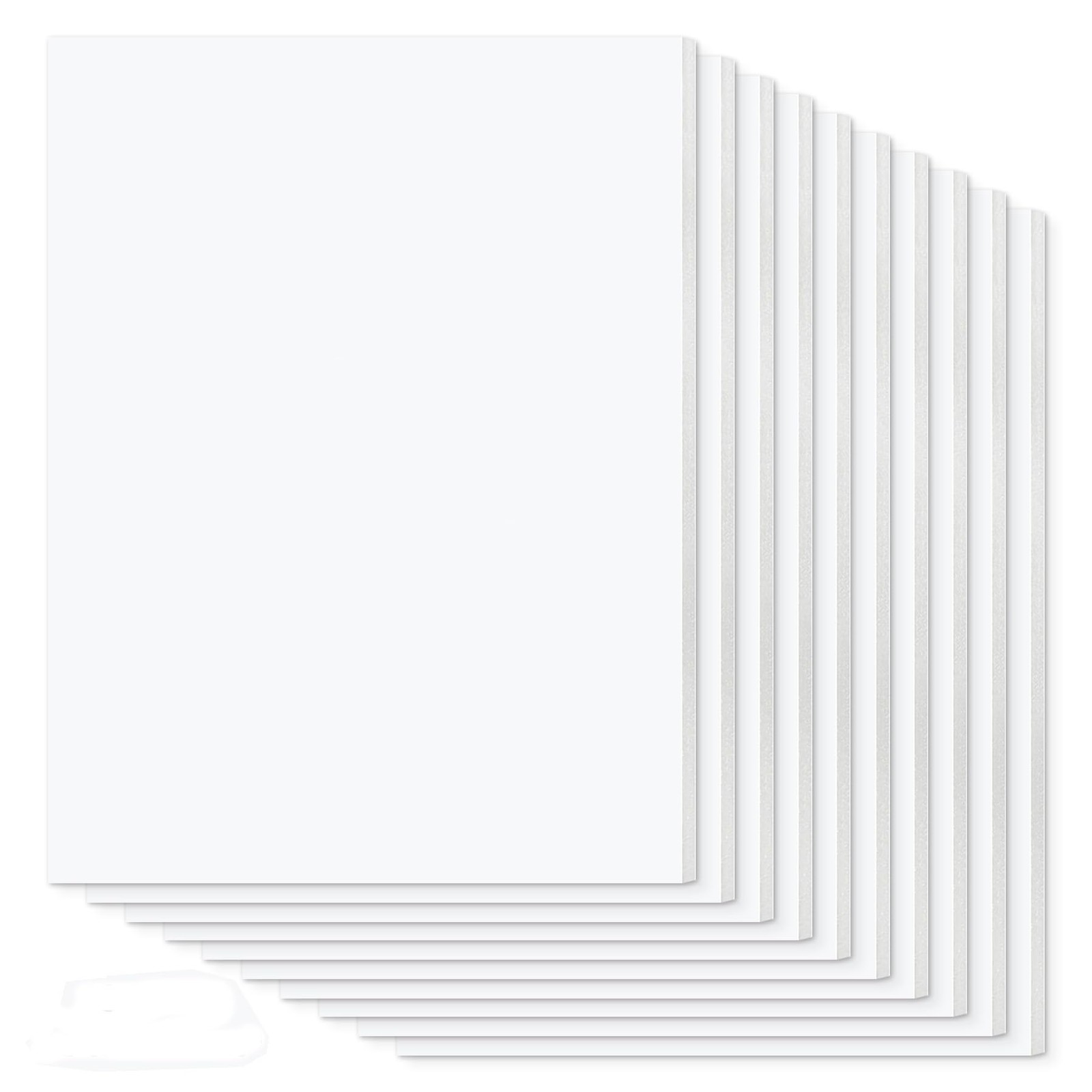 Mat Board Center Premium White Foam Core – 12×16 Inches, 12×16,