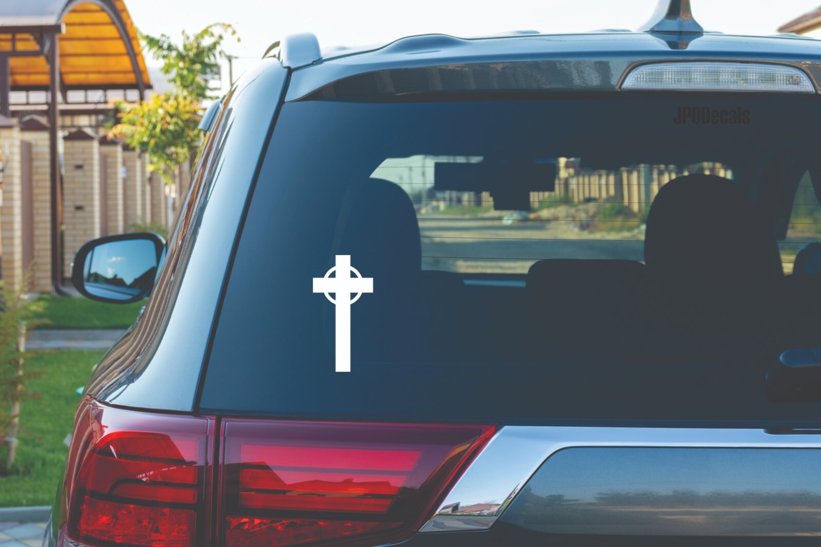 Celtic Cross Solid Religious -Die Cut Vinyl Graphic Decal Transfer Sticker