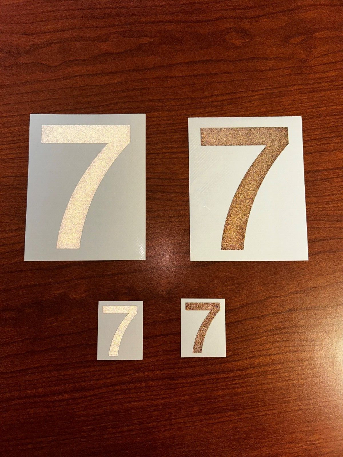 3M Reflective Numbers – 1.5″ and 4″ Sizes – Black and White Variations