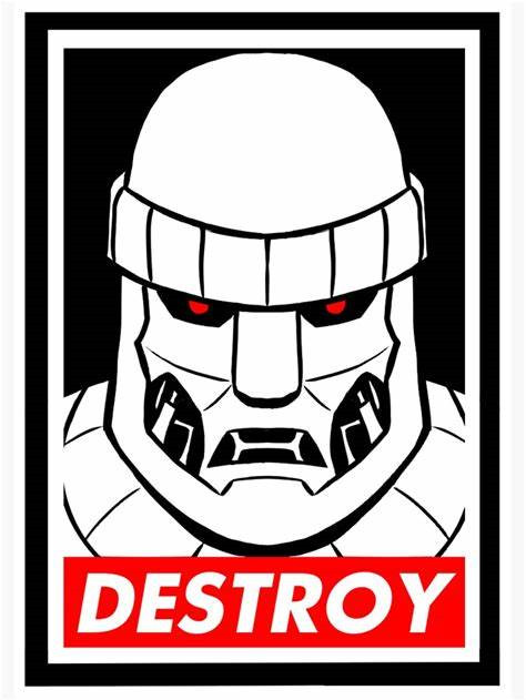 obey sticker x men sentinel weatherproof bumper vinyl decal