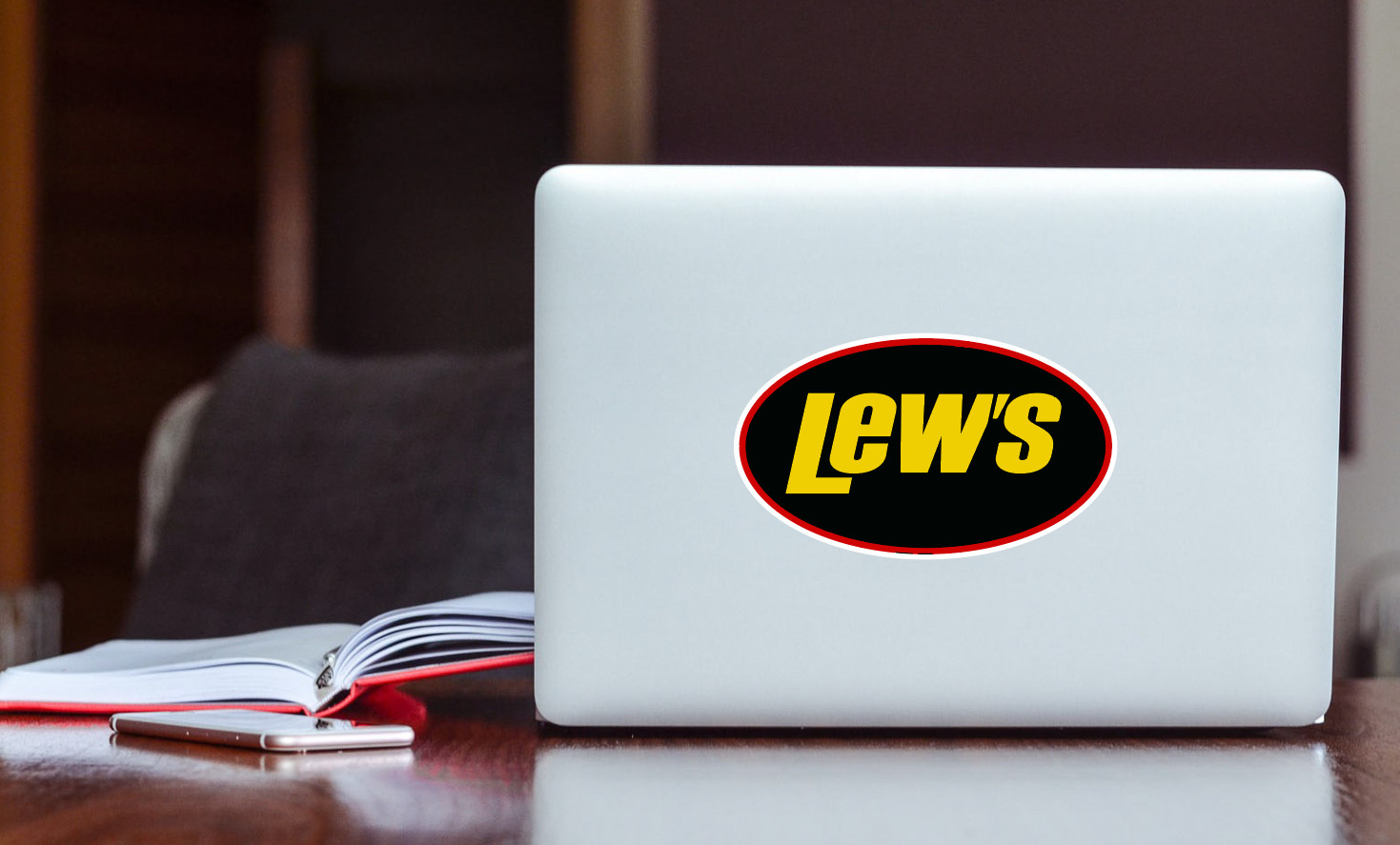 Lew’s Fishing Decal Sticker 3M vinyl bubble-free installation