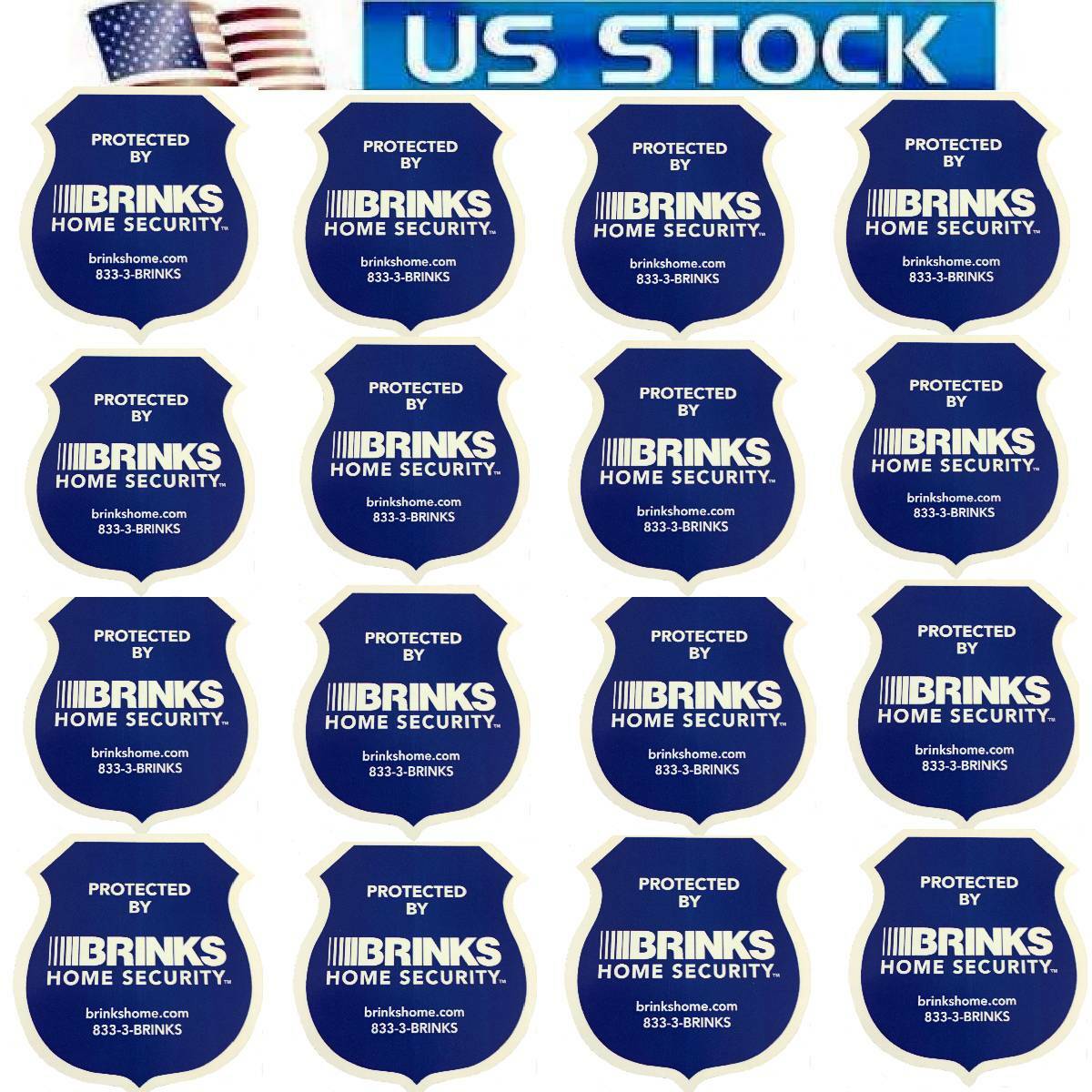 16 Store Home Security Window Stickers Decals Door signs For Warning Shoplifters