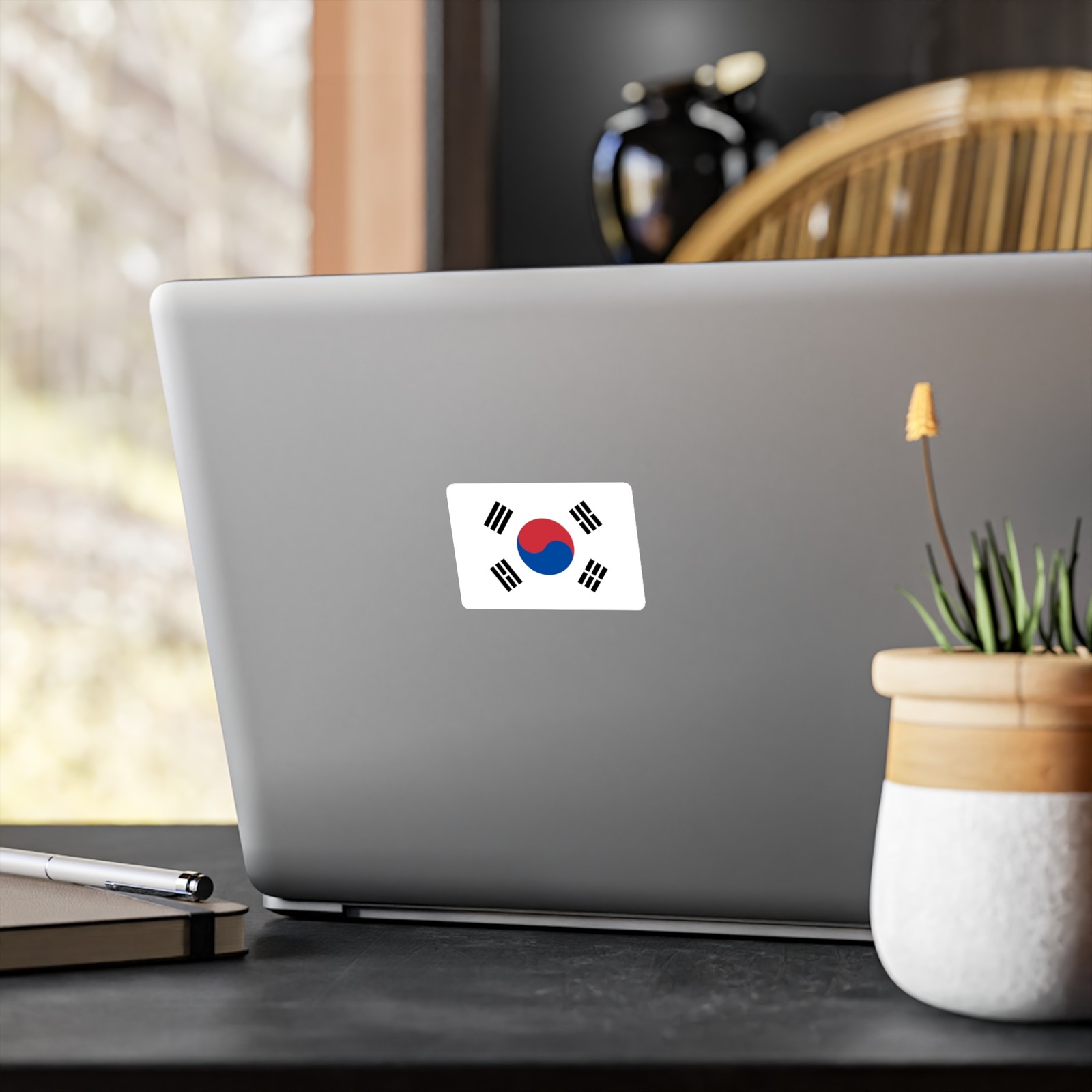 Pegatina Bandera Korea del Sur, Vinilo Alta Calidad, Sticker South Korea, Asia