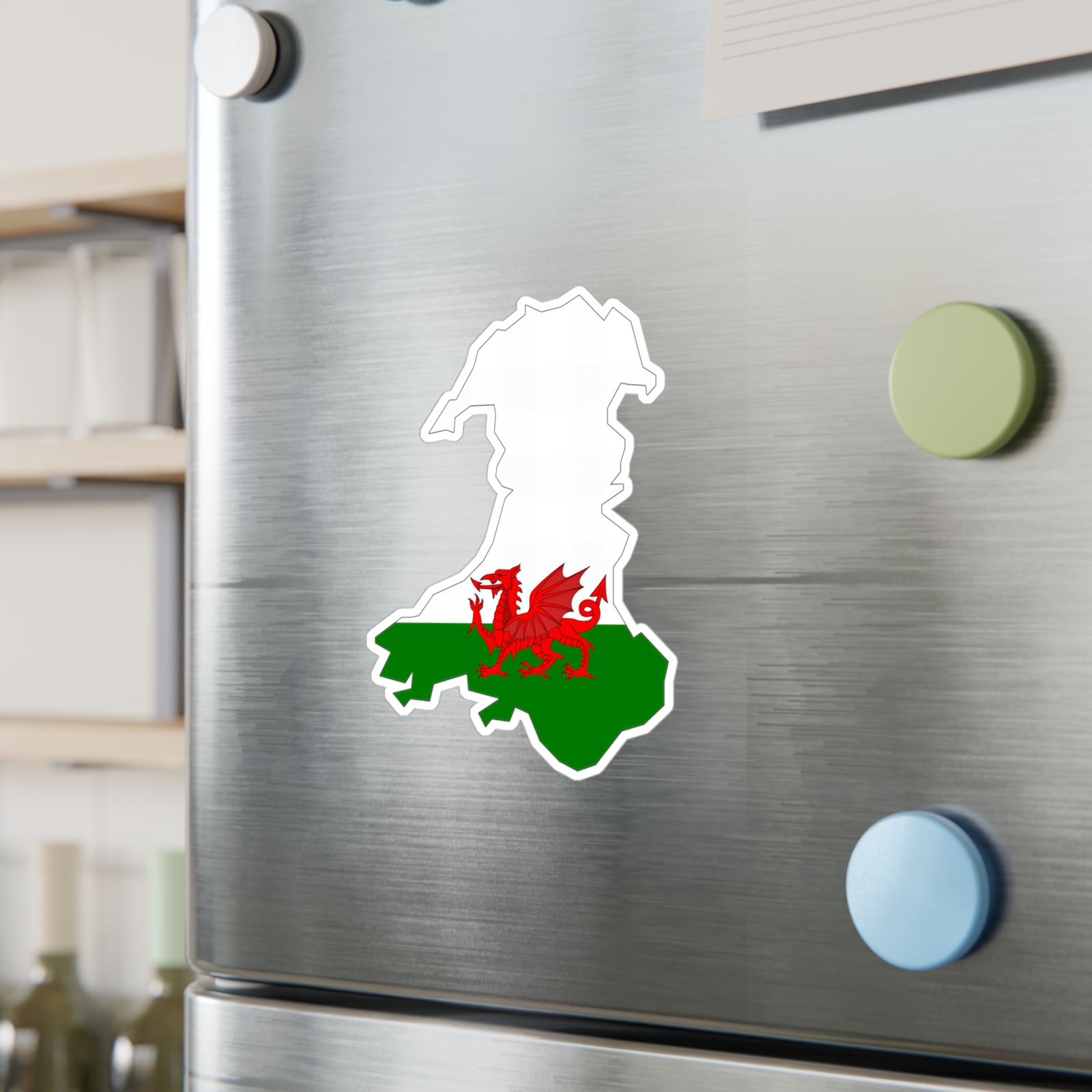 Principality of Wales Flag of Welsh Dragon Royal Badge of Wales Stickers Decals