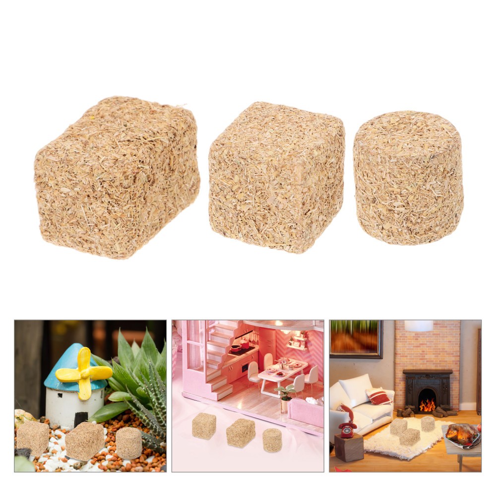12 Pcs Haystack Model for Decoration Mini Stacks Centerpieces Work